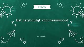 Frans Persoonlijk voornaamwoord [upl. by Ham]