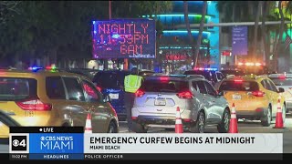 Miami Beach declares midnight curfew for this Spring Break weekend [upl. by Euqinaj]