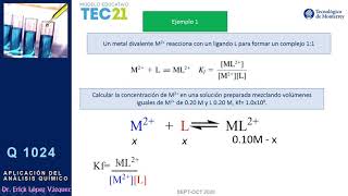 Equilibrio de complejos y precipitacion [upl. by Arul]