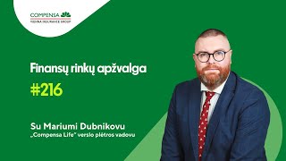 216 „Compensa Lifequot Lietuvos ir pasaulio finansų rinkų apžvalga  Marius Dubnikovas  2024 08 22 [upl. by Rafe]