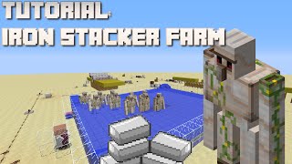 Minecraft Iron Stacker Farm Tutorial 1819110 [upl. by Belden]