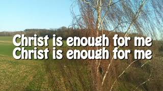 Christ is enough  Hillsong Karaoke lyrics [upl. by Lidah]