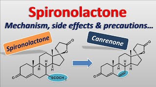 Spironolactone  Mechanism side effects precautions [upl. by Aneela712]