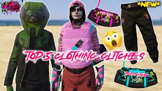 GTA 5 TOP 5 CLOTHING GLITCHES AFTER PATCH 167 MODDED OUTFITS DIRECTOR MODE GLITCH GTA Online [upl. by Salas619]