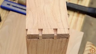 Easy Hand Cut Dovetails With A Magnetic Guide [upl. by Irtimd]