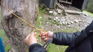 How to Set Up a Clothesline in the Bush [upl. by Sitrik687]