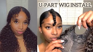 Curly Upart Wig InstallTake Down with Tips Beginner Friendly Ft Alipearl Hair [upl. by Ayrolg187]