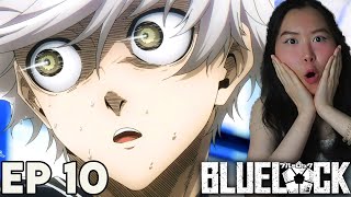 NAGI IS MENTAL WTF🔥 Blue Lock Episode 10 Reaction [upl. by Limann91]