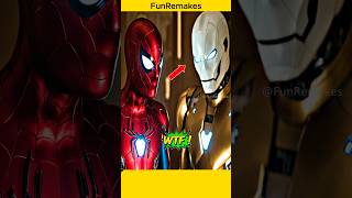 Every SpiderMan Suit Explained 😋😁spiderman tomholland ironman marvel shots funremakes [upl. by Ayahc]