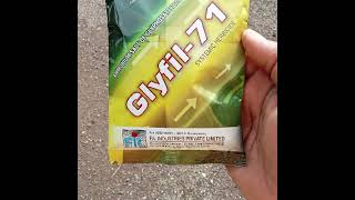 glyfil71 herbicide 20लिटर पाणी मे 100ग्राम [upl. by Ahsinahs]