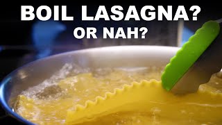 Do you have to boil lasagna noodles before baking [upl. by Llenad]