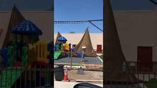 Quechan Childcare Playground Build Aug 2024 Phase 6 construction landscaping shorts YDC [upl. by Drofhsa]