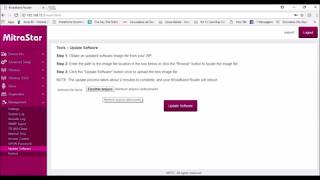 Processo de atualização de firmware HGU Mitrastar [upl. by Pan]
