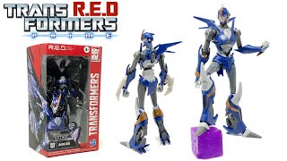 Transformers RED Transformers Prime ARCEE Figure Review [upl. by Eelnayr]