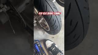 RSF650 brake tighteningtuning bikes fyp ebike motorcycle project [upl. by Huldah]