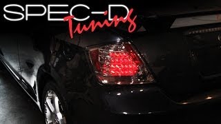 SPECDTUNING INSTALLATION VIDEO 20052009 SCION TC LED TAIL LIGHTS [upl. by Harman]