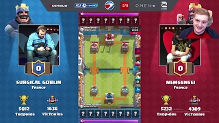 5000 PREISGELD  SO KNAPPES FINALE  SURGICAL GOBLIN VS NEMSENSEI  Clash Royale Deutsch [upl. by Ettelra]