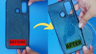 Authentic Most Easy Way To Remove Ballpoint or Pen Ink Stain from Phone Cover With Backing Soda [upl. by Aihtnyc]