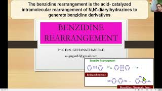 Benzidine rearrangement  Tamil explanation [upl. by Kellyn]