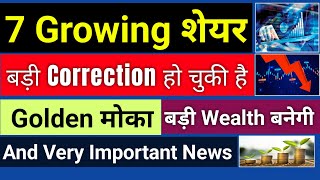 Share मार्केट Correction  Important News Today  Market Updates [upl. by Nesmat]