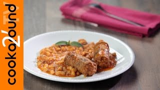 Salsiccia e fagioli  Secondo semplice e veloce [upl. by Eelram]