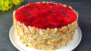 🍓🍓🍓 Kuchen der in Ihrem Mund schmilzt 😋 Einfach und sehr lecker Der beste Erdbeerkuchen [upl. by Nitsreik81]