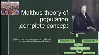 Malthus theory of population malthusian catastrophe positive and preventive checks on population [upl. by Arahs]