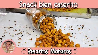 Garbanzos saborizados y horneados  SNACK SALUDABLE [upl. by Medwin]