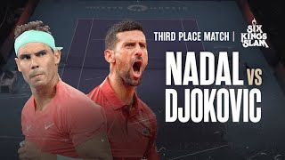 Novak Djokovic vs Rafael Nadal Match Highlights  Six Kings Slam 2024 [upl. by Mercer]