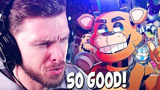 Vapor Reacts to FNAF SONG LOOK AT ME NOW REMIXCOVER by APAngryPiggy amp Muscape REACTION [upl. by Gnoud935]