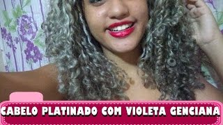 Platinando cabelo em casa [upl. by Risan]