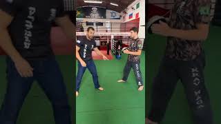 Chute finta que nocauteia fácil Krav Maga vs a Muay Thai [upl. by Niroc112]