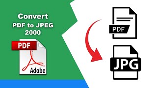 How to export a PDF file to JPEG 2000 images Export PDF using Adobe Acrobat Pro DC [upl. by Ellertnom206]