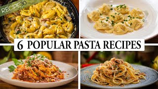 6 Must Try Popular Pasta Recipes  A Gastronomic Journey [upl. by Nissie]