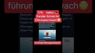 77❗halten Kanzler 🇩🇪 Scholz für führungsschwach😳 [upl. by Sregor]