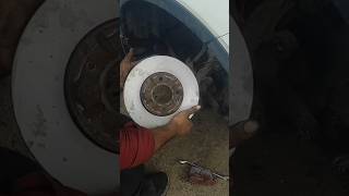 Disc plate turning new disc pad installationlike automobile tata [upl. by Mya]