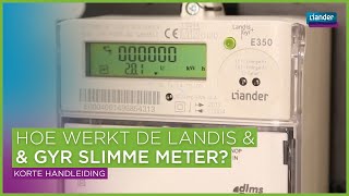 Slimme meter werking Landis amp Gyr korte uitleg [upl. by Franzen294]