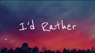 Luther Vandross  Id Rather Lyrics Acoustic REYNE COVER [upl. by Rudich214]