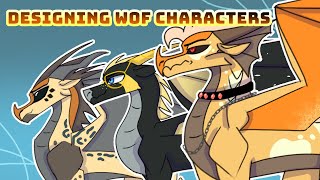 DESIGNING WINGS OF FIRE CHARACTERS [upl. by Bez]