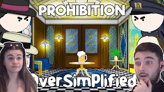 British Couple Reacts to Prohibition  OverSimplified [upl. by Allwein]