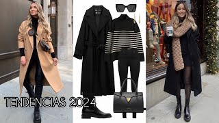 TENDENCIAS 2024  LOOKS BÁSICOS CASUALES Y DE MODA  FASHION WINTER 2024 [upl. by Elburr]