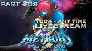 Metroid Fusion livestream  100 FALLÉ  Cualquier tiempo  Llego con Neo Ridley [upl. by Tenay]