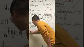 Kinetics of Adsorption and Desorption on Two Sites [upl. by Tonia]