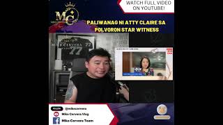 PALIWANAG NI ATTY CLAIRE [upl. by Itsim]