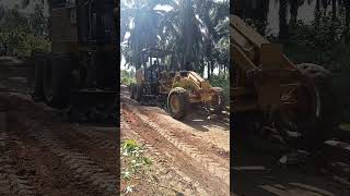 CARA KERJA MOTOR GRADER GELAR AGREGAT  MOTOR GRADERKOMATSU GD535 [upl. by Suirad]