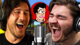 Schlatt and Markiplier Start a Podcast [upl. by Mecke]