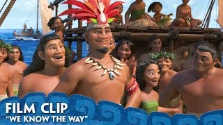 quotWe Know The Wayquot Clip  Moana [upl. by Edgerton]