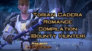 SWTOR Torian Cadera Romance Compilation Bounty Hunter [upl. by Malynda262]