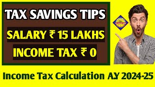 Tax Saving Guide 2024 Tax Planning for Salaried Person Calculate Income Tax Tax Saving Tips Tamil [upl. by Yevette894]