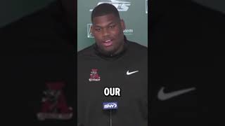 Quinnen Williams super excited for Jets first home game shorts newyorkjets nfl [upl. by Lyall]